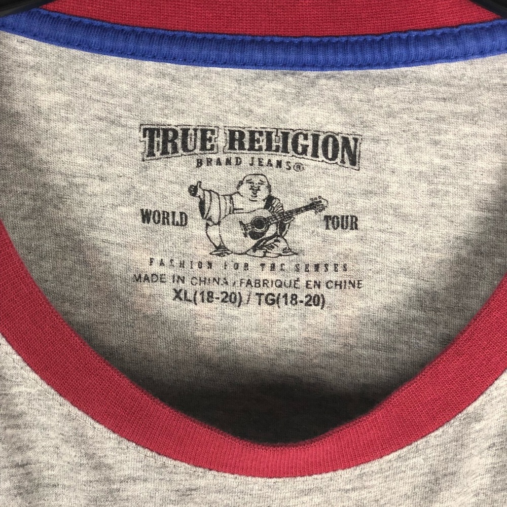 True Religion BUDDHA LOGO Boys Shirt - Picture 5 of 6